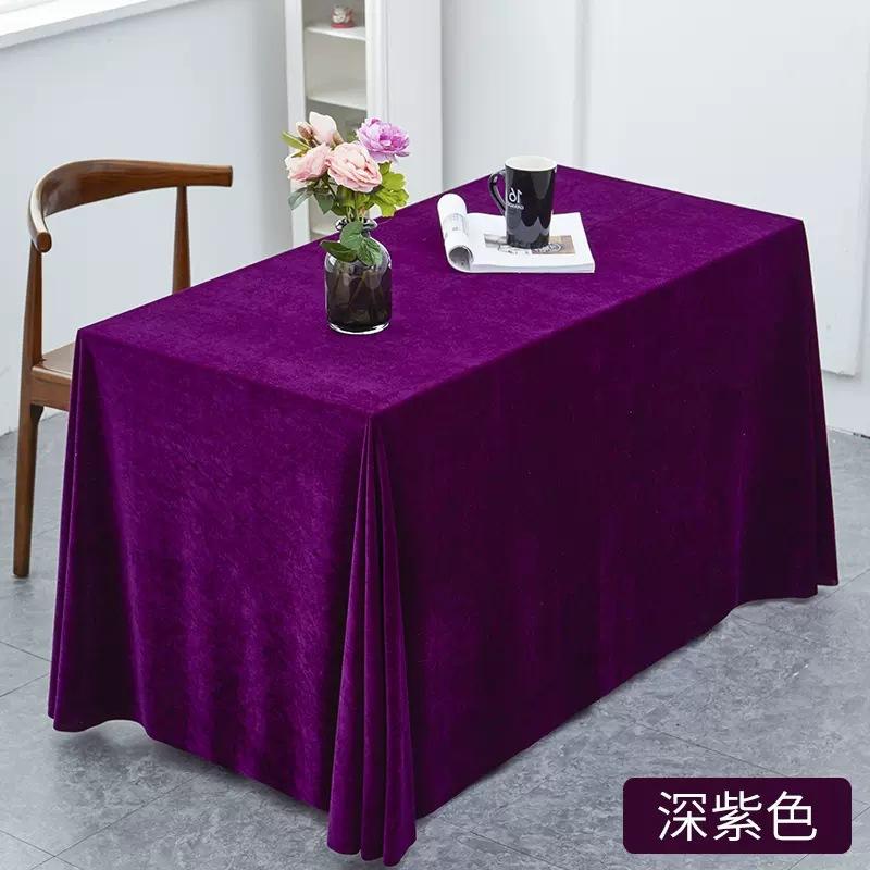 New Velvet Tablecloth with A Flowing and Stylish Design for Conference and Banquet Decoration Rectangular Universal Tablecloth