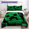 Steve Alex'S Epic Minecraft Adventure Bedding Without Core 1 Duvet Cover 2 Pillowcase Without Core Christmas Birthday Gift