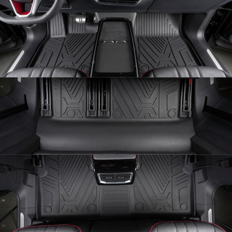 Volkswagen Tayron 21-24 Eco-Friendly 3D High-Edge TPE Floor Mats