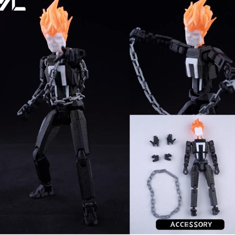 

Hot New 9l3d Lucky 13 Invincible Boy Action Figure 3d Printed Anime Model Multi-Jointed Poseable Collectible Toys Gifts For Fans no box