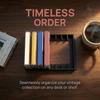 Plastic Cassette Tape Organizer Black Rack 8 10 Slot Music Tape Storage Lightweight Holder for Home Office Use