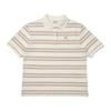 MALBON GOLF Striped Collar Top Cream (Woman)