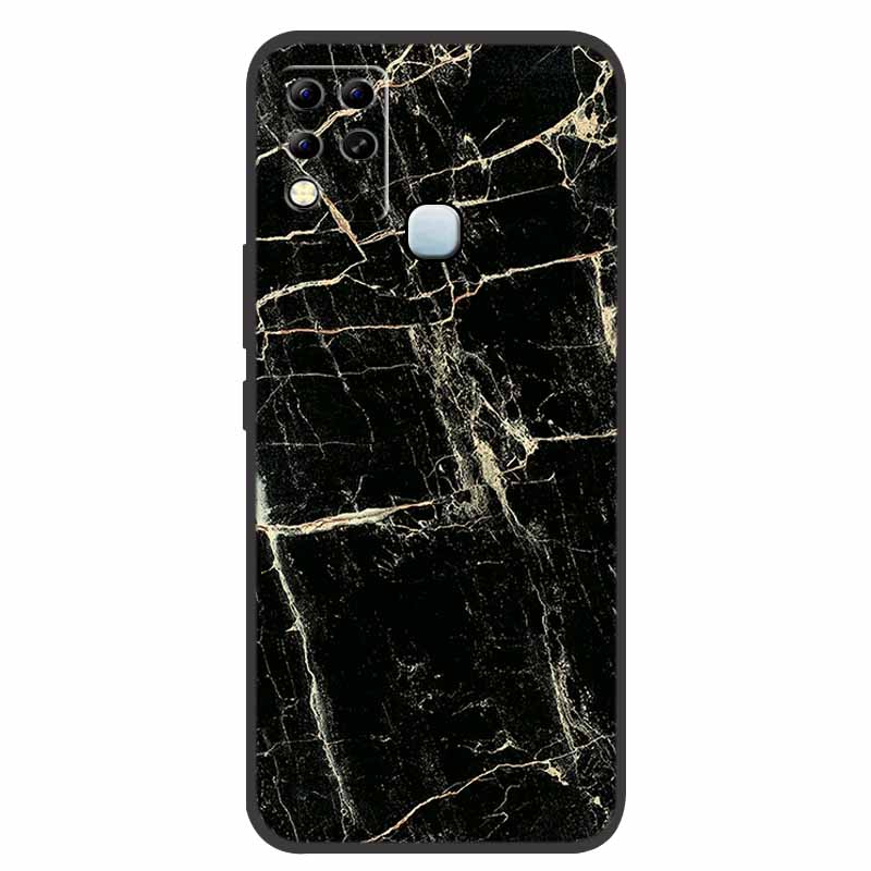 For Infinix Hot 11 G37 Case X689F Marble Silicone Protective TPU Soft Back Cover for Infinix Hot11 G37 128GB Funda Cartoon Coque