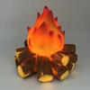 Flackernde Flammen-Effekt LED-Licht Nachtlicht mit einstellbarer Helligkeit Tragbares Fake-Lagerfeuer Weihnachtstisch