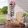 Artificial Hanging Violets Faux Violets with Long Vines Realistic Fake Flowers for Home Wall Window Box Wedding Outdoor Garden Arch Decoration