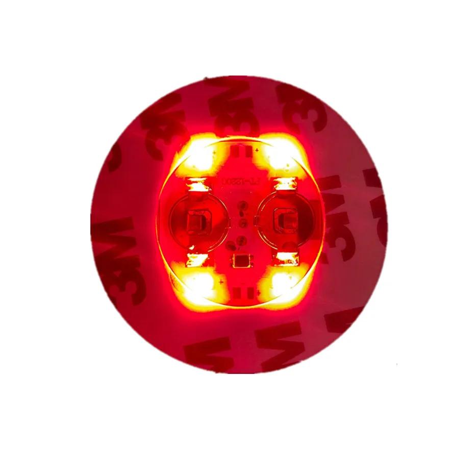 1-40PCS Battery Powered LED Coaster 3 Modes with Wine Glass Mat Cup Pad Sticker Bottle Drinking Club Bar Party Decor Night Light