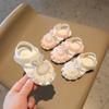 New Walkers Fashion Summer Versatile Baby Girl Shoe Comfort Soft Sole Anti Slip Baby Shoe Simple Sweet Princess Sandals Zapatos