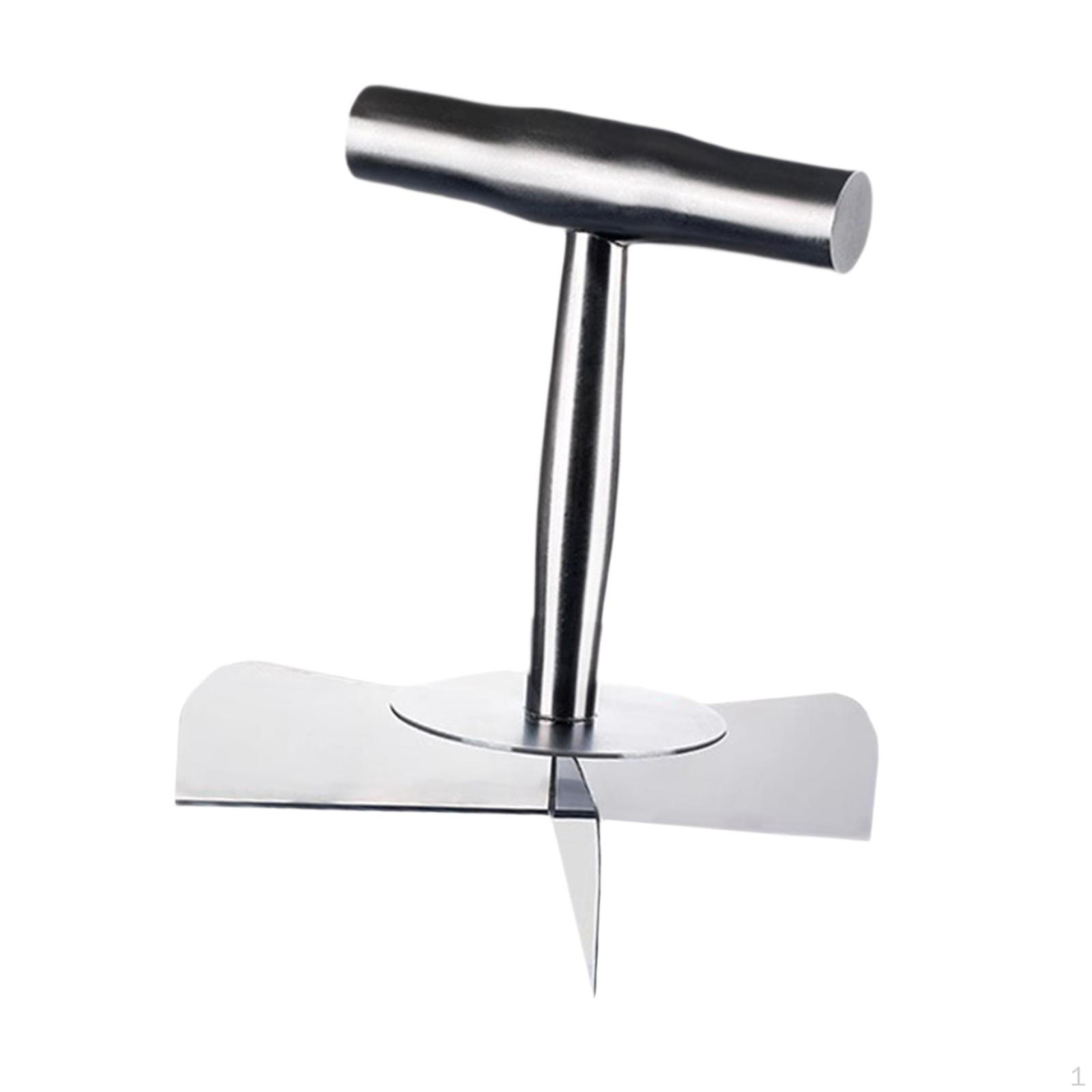 

, Хлеб, Многоразовый измельчитель с ручкой, Многоцелевой для тортов, пиццы, Скребки для выпечки продуктов 17.3x18.2cm