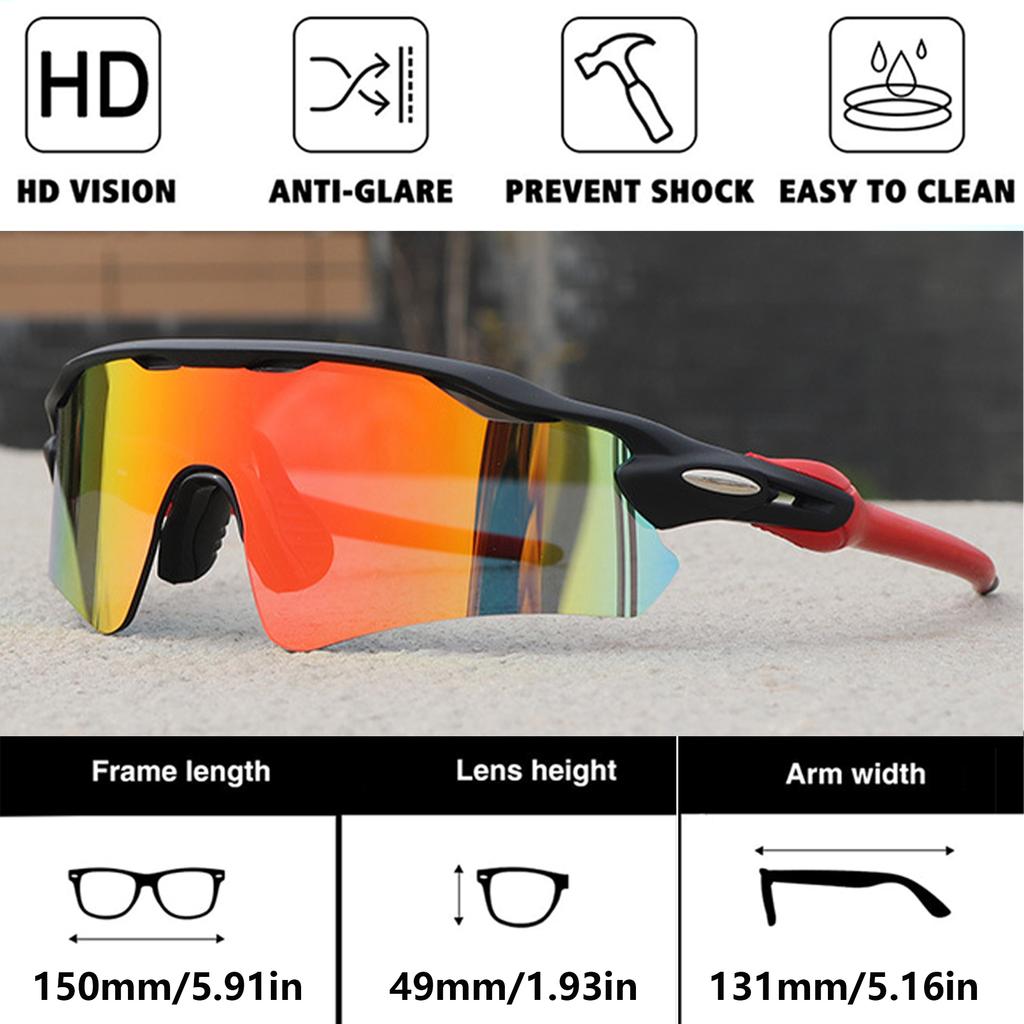 Okulary rowerowe UV400 dla mężczyzn i kobiet, do sportów na świeżym powietrzu, okulary rowerowe, modne gogle do wspinaczki górskiej, do jazdy po drodze