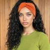 Stretch Fabric Fabric Headband Solid Color Elastic Headband Knot Cross Headband  Washing Face