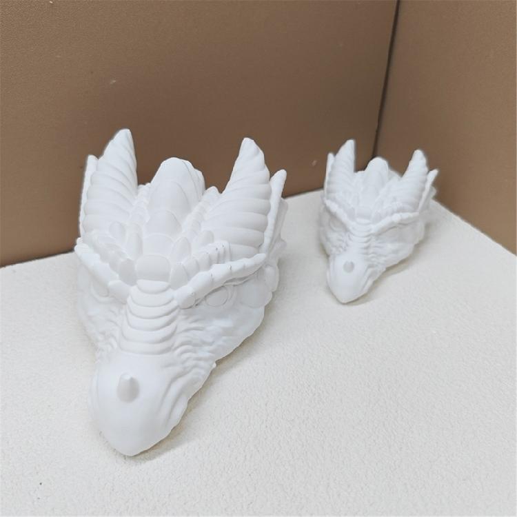 Dragon Head Shaped Candle Silicone Molds for Candle Soap Gypsum Decorations Home Desk Ornaments Epoxy Resin Craft