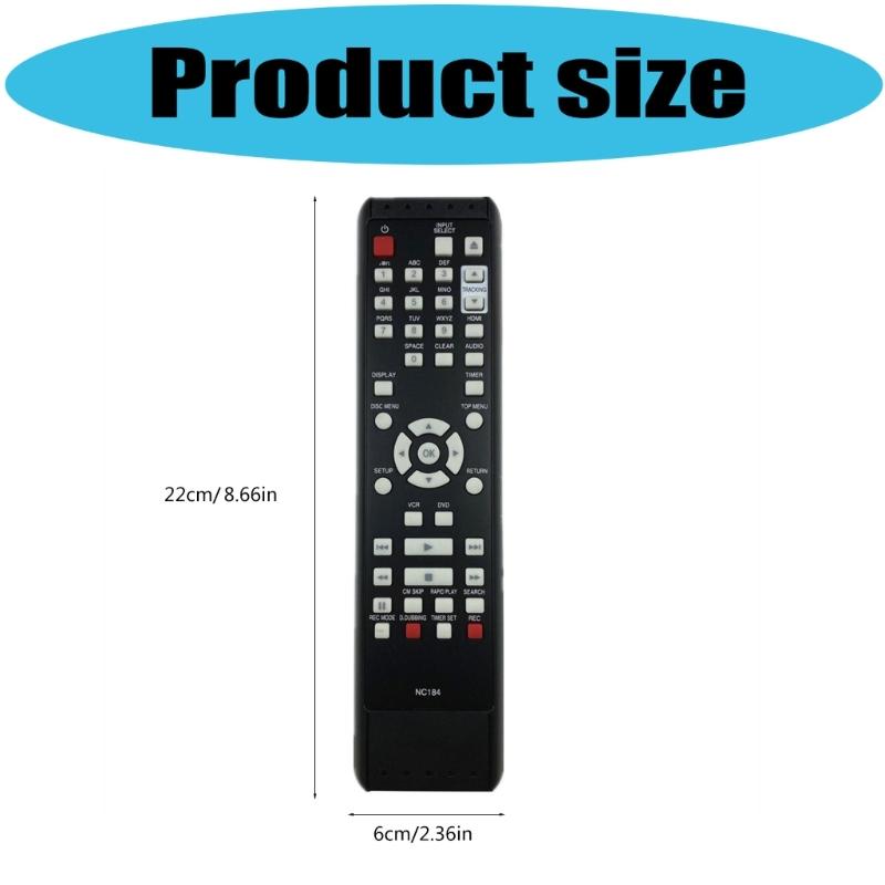 Replacement Ergonomic Remote for Recorder FWZV475E FWZV475F Plastic Construction Controller Recorder Accessories