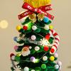 DIY Pipe Cleaners Christmas Tree Kit with String Light Twistable Plush Stick Xmas Tree