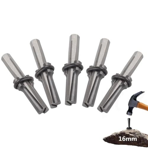 Set of 5 16mm Seri Arrows, Stone Splitter, Hammer Drill, Stone Splitter Wedge, Stone Opener, Quickly Splits Stone, Cracked Stone Tool with Seal Ring