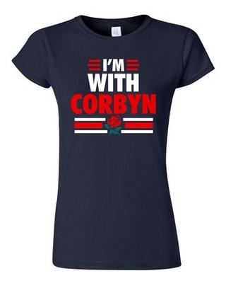 Junior Ich bin mit Corbyn Politiker Wahlkampf Unterstützung DT T-Shirt Tee Unisex T-Shirt