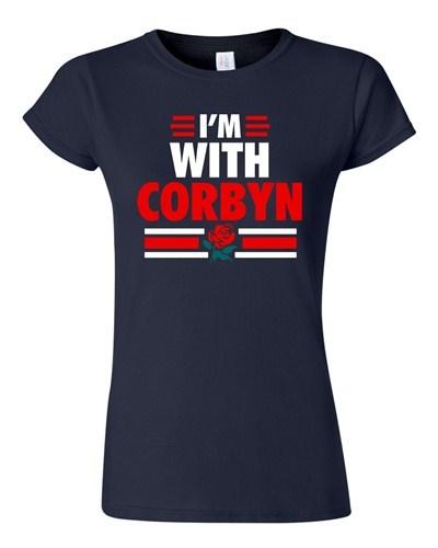 Junior I m With Corbyn Politician Campaign Support DT T-Shirt Tee Unisex T-Shirt XXL