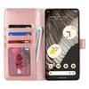 For Google Pixel 7 Pro 5G Case Textured Leather Wallet Phone Cover with Strap