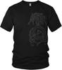 Norse God Odin Fenrir Wolf Rune Nordic Warrior TShirt 100 Cotton ONeck Short Sleeve Summer Casual Mens Tshirt Streetwear