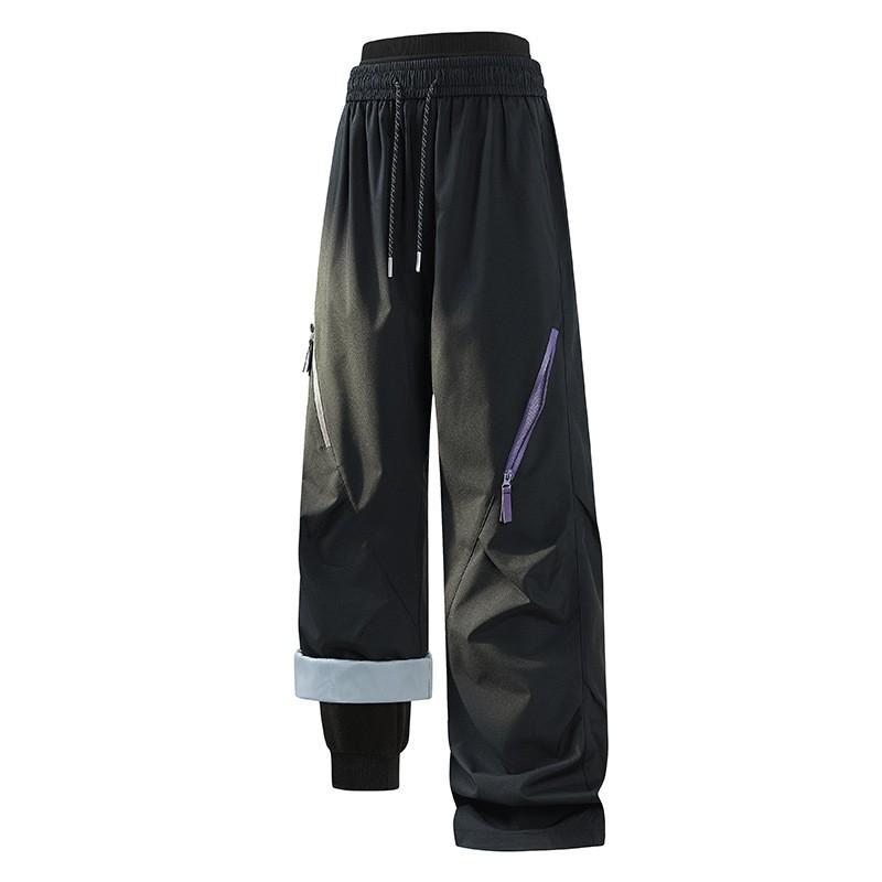 Men Women 3 In 1 Ski Pants Winter Outdoor Windproof Waterproof Warm Snow Trousers