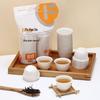 Biodegradable High-Temperature Resistant Rice Husk Tea Cup for Office and Aviation Use