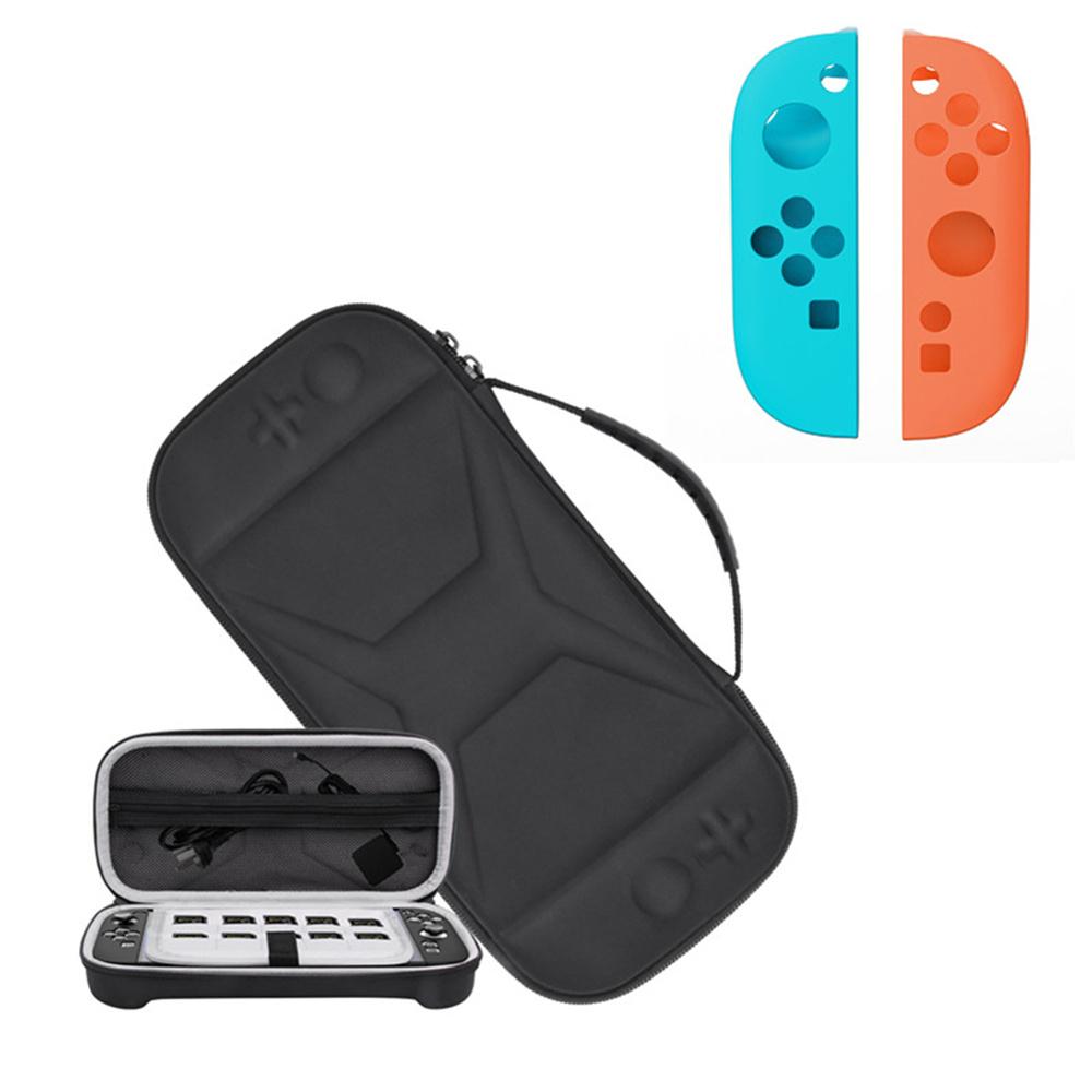 

For Nintendo Switch 2 Console Storage Case EVA Leather Bag with Controller Protective Cover E