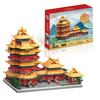 Moyu Mini Blocks Chinese Castle Architecture Great Wall Building Bricks Assembly Toy Kids Gift Adults Present Girl Birthday