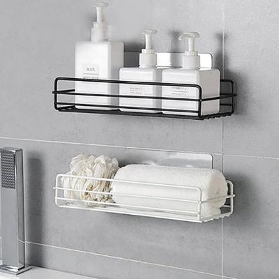 Bathroom Shelf Shower Shelves Shampoo Holder Cosmetic Rack Basket Corner Wall Mounted Kitchen Storage Accessories Home Organizer