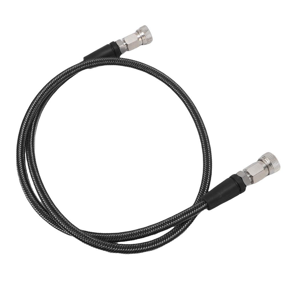 Pressure Inflation Hose 39 Inch 8mm Quick Connector Carbon Fiber Woven Stainless Steel High