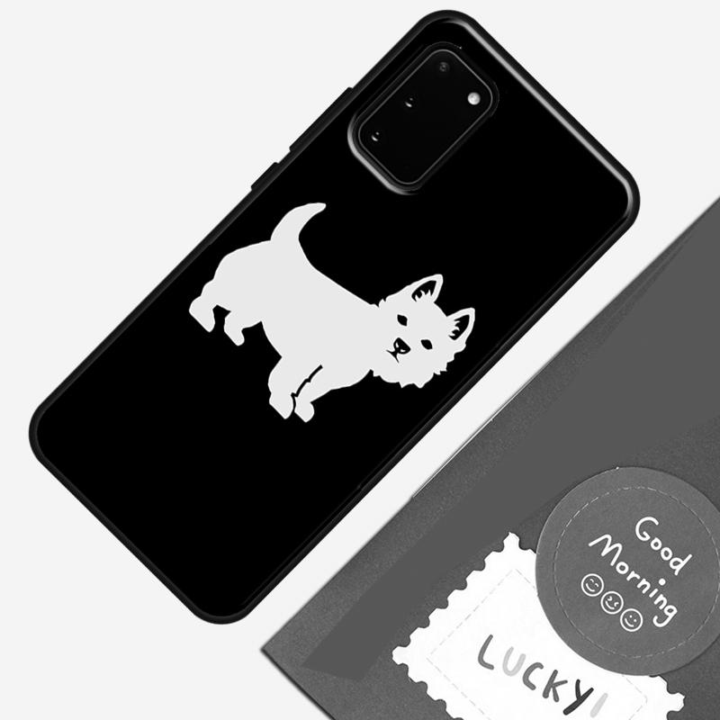 West Highland Terrier Westie Phone Case For Samsung Galaxy S26 S25 S24 S20 S21 S22 S23 Ultra S10 Plus S25 FE Cover Shell