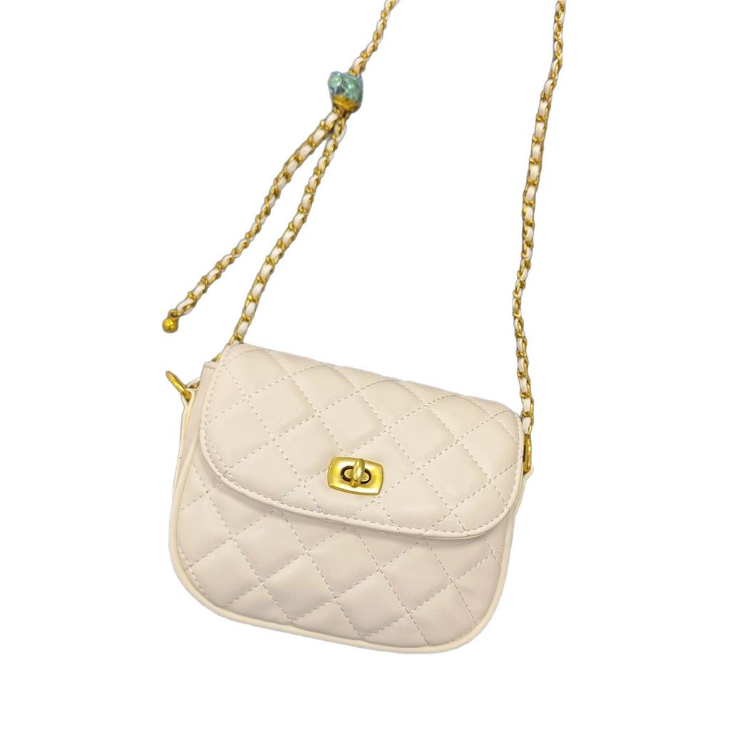 Premium Texture Rhombus Chain Small Bag Women'S Tide Versatile Single Shoulder Crossbody Fashion Small Square Bag