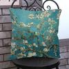 Cotton Linen Pillow Covers Van Gogh Artisoo Oil Painting Almond Blossoms Throw Pillow Covers Cases for Couch Sofa Bed Home Decor 18 x 18 Inches