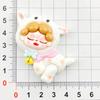 Cute Wendy Animal Costume Resin Hair Clip & Keychain Pendant DIY Accessory
