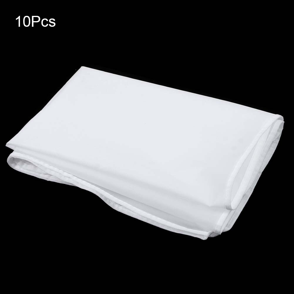 10Pcs Household Transparent Hanging Clothes Garment Suit Dust Cover Coat Protector Bag(60x80cm For
