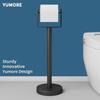 Stainless Steel Floor Standing Toilet Paper Stand Free Standing Tissue Dispenser  Bedroom