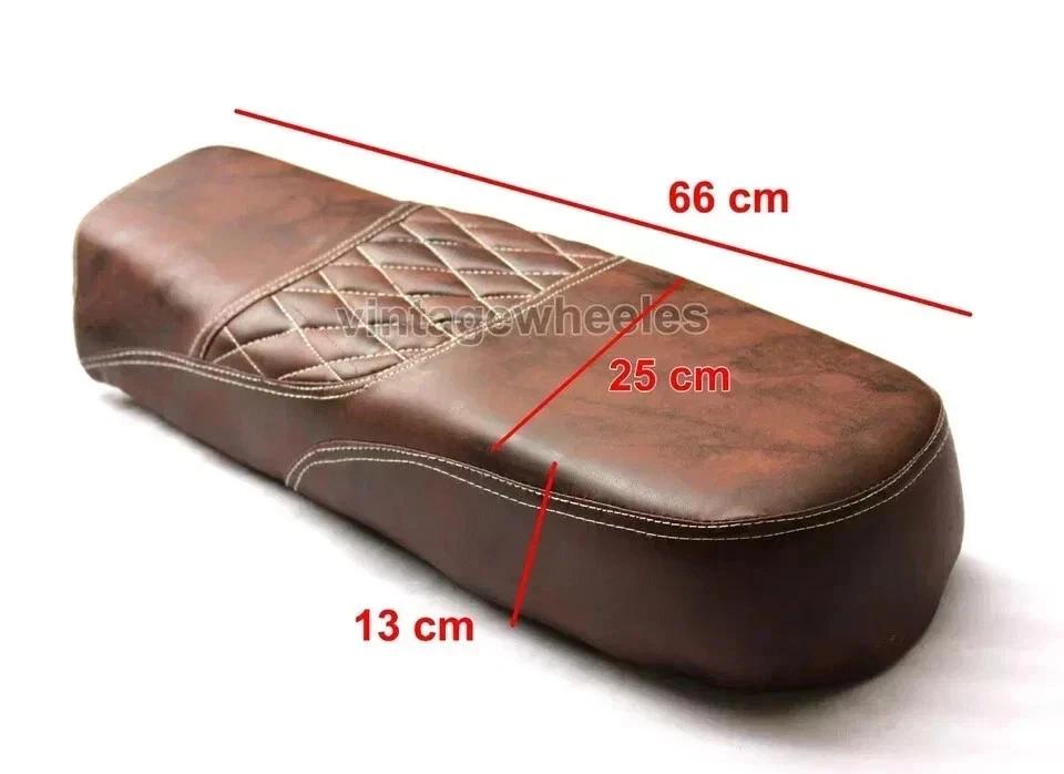 Fits For Faux Leather Tan Dual Seat Royal Enfield Interceptor 650cc