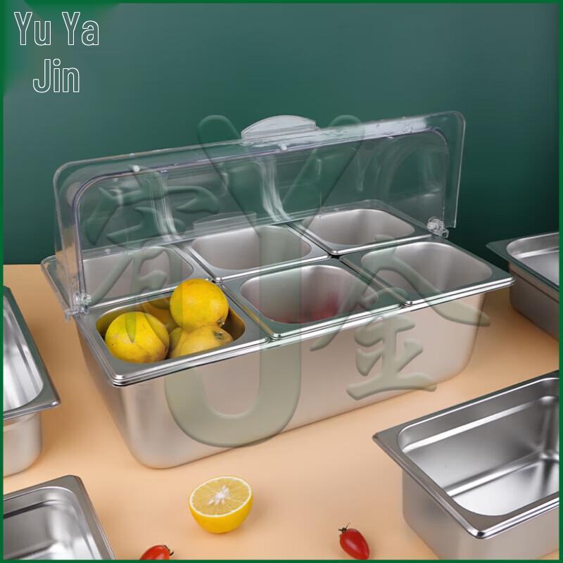 Youjin Stainless Steel Multi-purpose Serving & Storage Tray