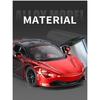 Simulation 1/32 McLaren 720S Super Sportwagen Modell Legierung Diecast Spielzeugfahrzeug Kinder Junge Geburtstagsgeschenk Ton Licht Heimdeko Miniatur