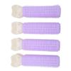 4pcs Women Hair Root Clip Fluffy Hair Volumizing Hair Styling Roller Clip for Daily Use Purple