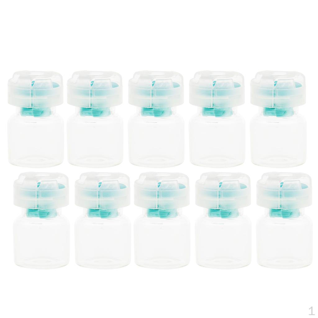 10 пустых флаконов-пробирок  3ml