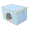 Pet House for Cats Small Dogs PP Insulated Foldable Pet Cave Hideaway Cat Shelter for Home Outdoor