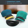 Hat Brim Bender Tool Easy Snap-on Brim Shaper with 9 Curve Options Silicone Cap Visor Shaping Tool Hat Curve Band for 8-inch Wide Brim