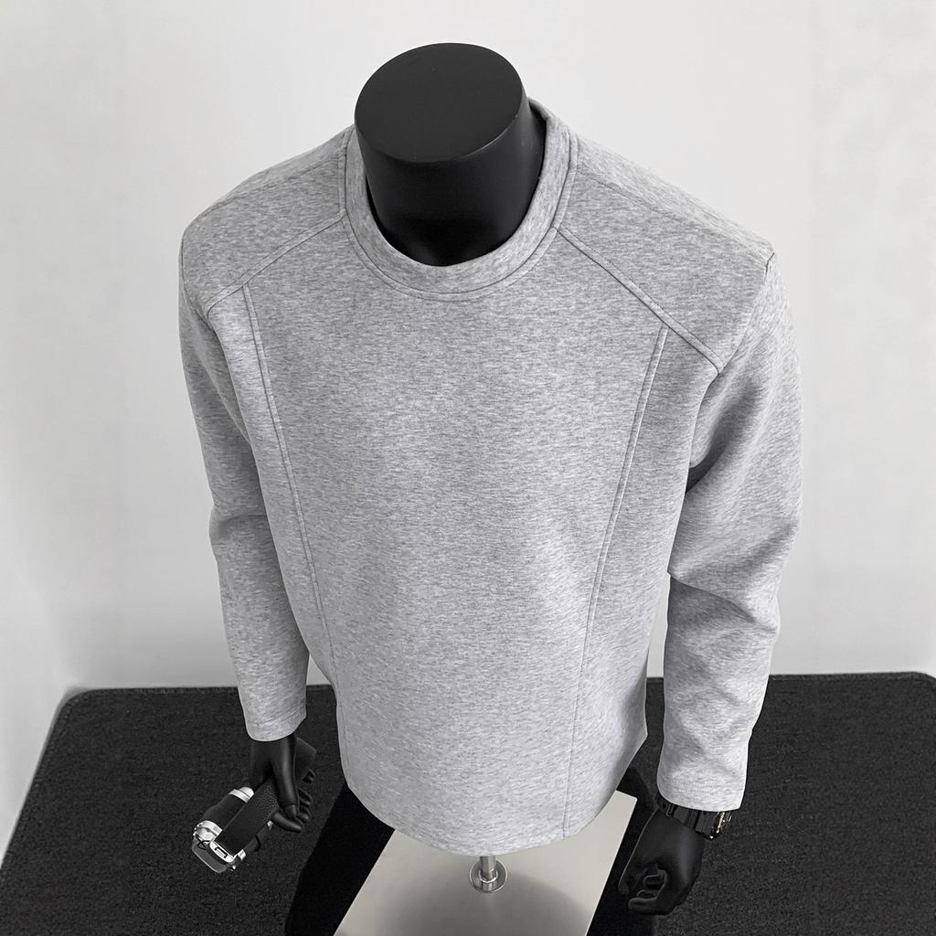 Small Neckline Sweater Men's Casual Bottoming Shirt In Autumn