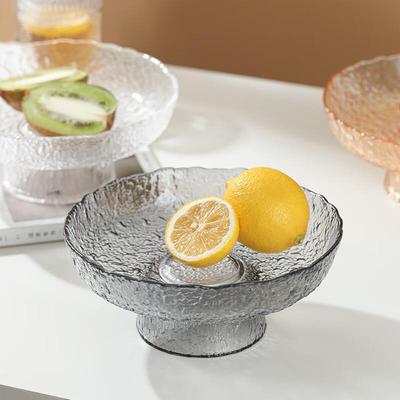 LISM Hochfuß Glas Obst- & Dessertteller Set (2er-Pack)