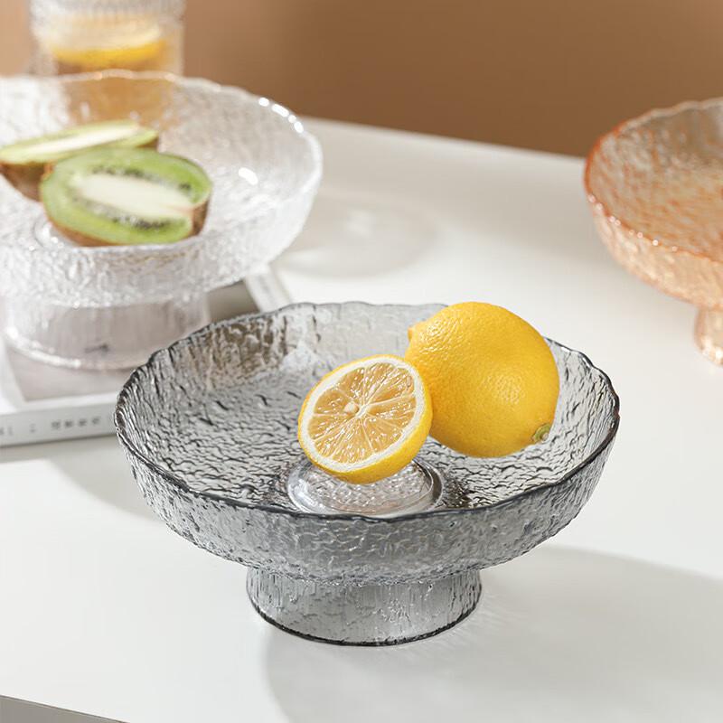 

LISM High-Foot Glass Fruit & Dessert Plate Set (2-Pack)
