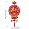 1PC Hanging Spring Festival Lunar New Year Pendant Traditional Tassel Pendant Ornament Gifts Good Lucky Charm 2025 Tet