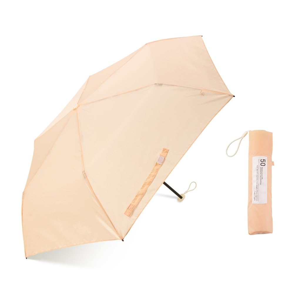 Ogawa Folding Super or Cynthia (Ogawa) Women's Umbrella, Ultra-Lightweight (100g), Water-Repellent, Durable, Windproof, Orange, Stylish, Simple, Gift,