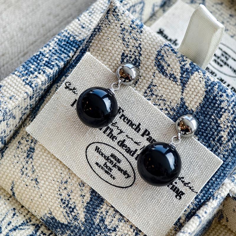 Анкала 2024 Красно-зеленый агат Серьги-капли в китайском стиле