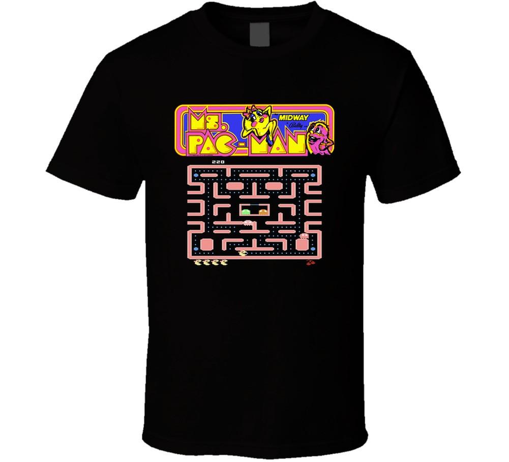 Ms Pac Man 1982 Best Video Games Of All Time T Shirt Mens Womens Tees Top