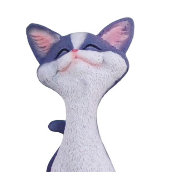 Fortune Cat Ornament Resin Material Fine Craftsmanship Cat Sculpture Wealth Symbol Decor Home Party Decoration
