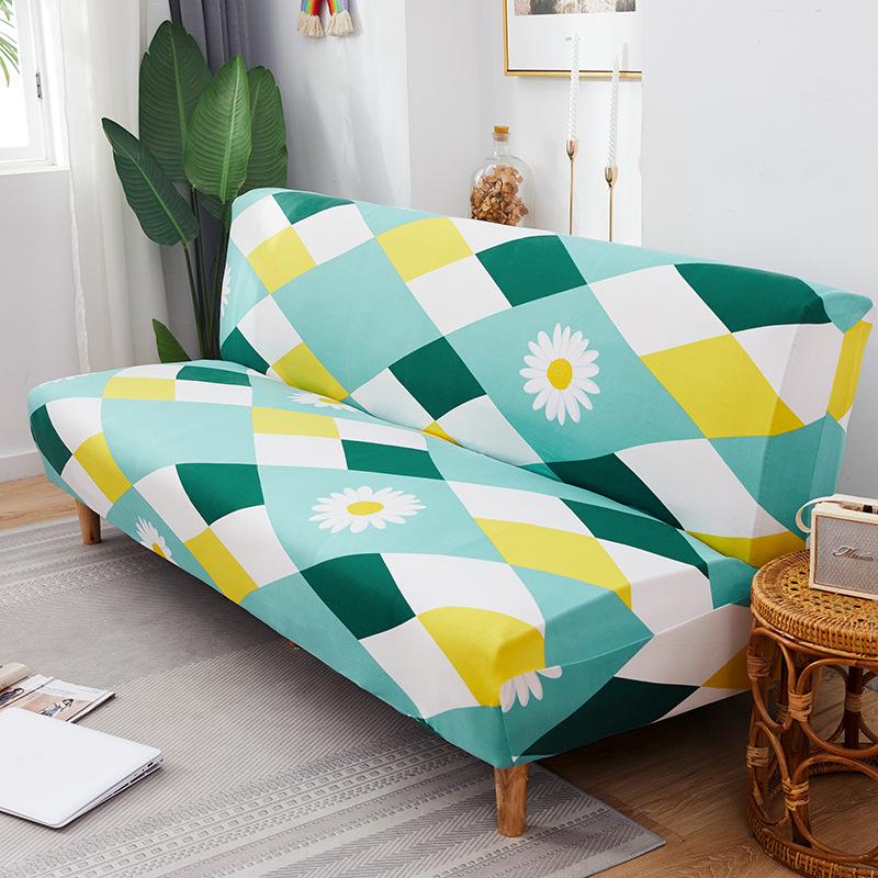 Handrails-free Elastic Sofa Cover All-inclusive Folding Sofa Bed Cover Full Cover Elastic Sofa Cover